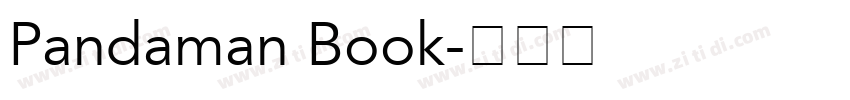Pandaman Book字体转换